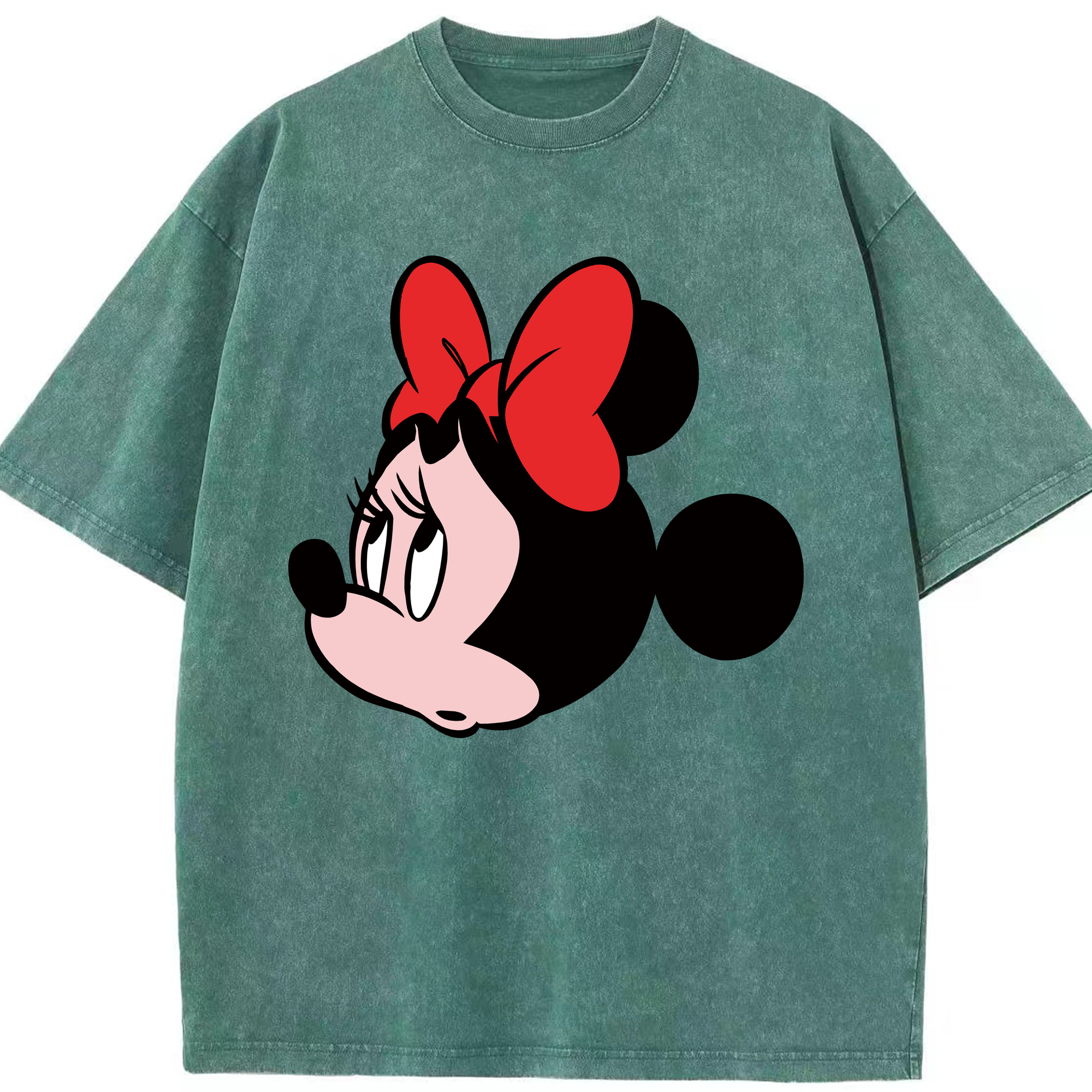 （画像用） ミッキーマウス Mickey Mouse 綿100% ヴィンテージ風 半袖Tシャツ（フロントプリント）